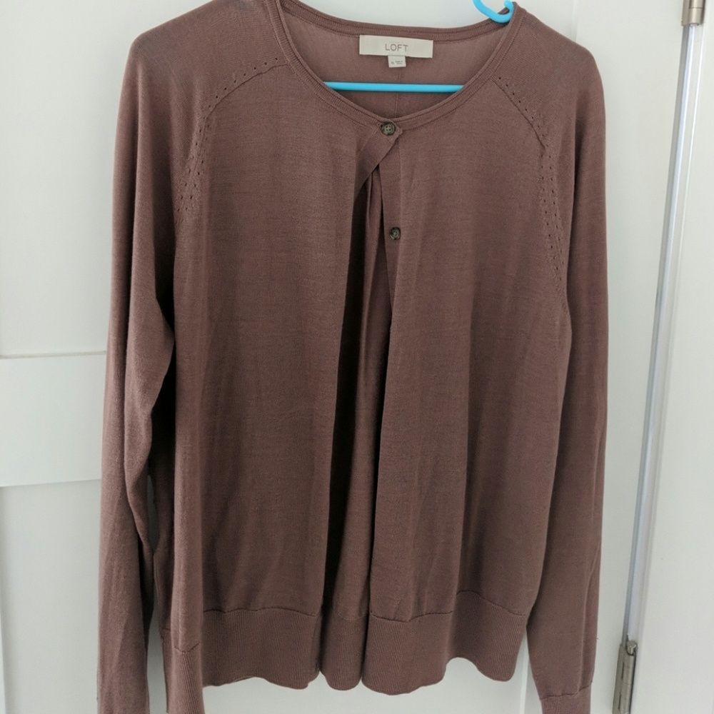 Dark blush cardigan